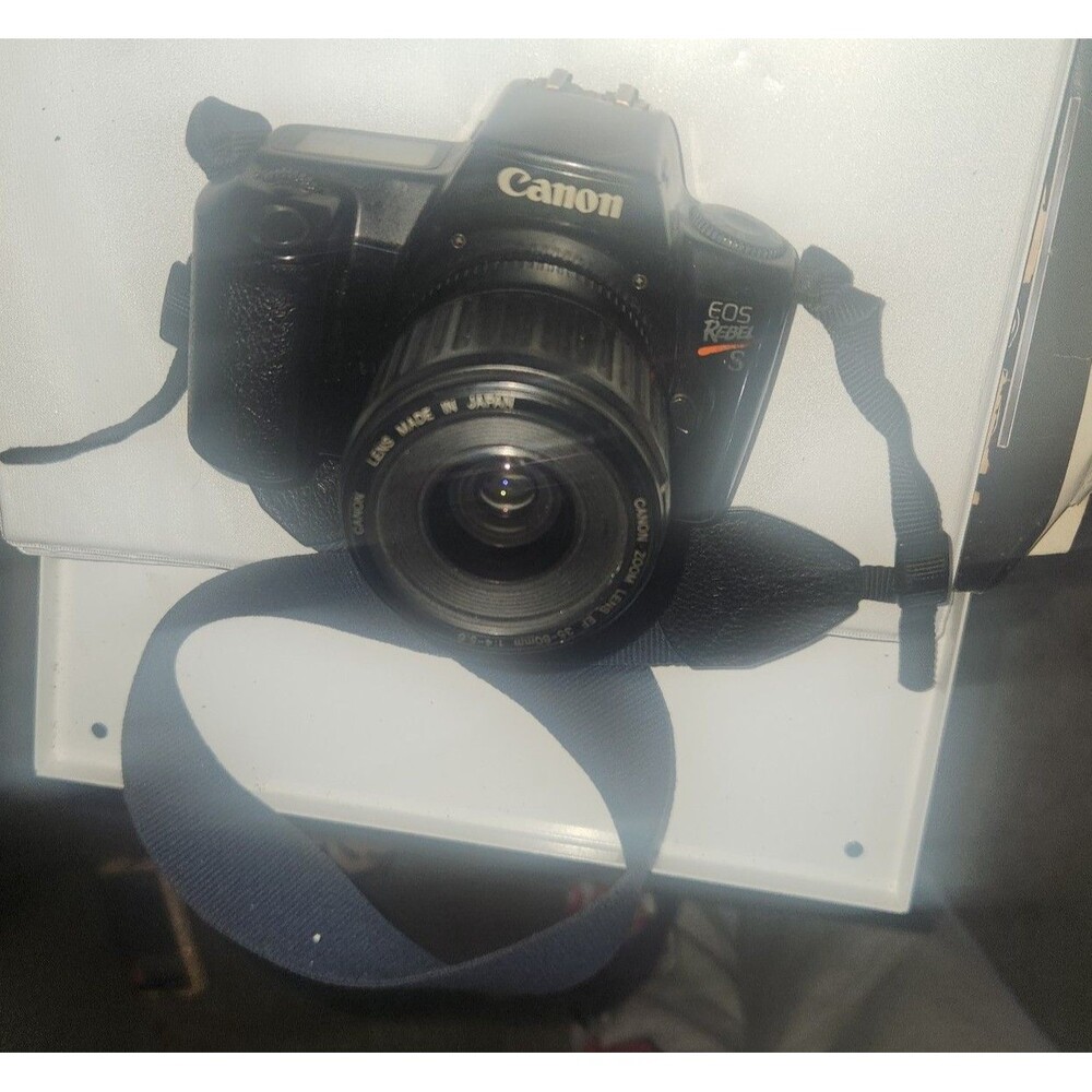 Canon EOS Rebel S II 35mm Film Camera SLR w/ EF 35-80mm Zoom Lens [Untested